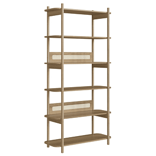 Estante 27965 6 Repisas Ratan Natural