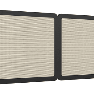 Respaldo 27967 2P Ratan Negro