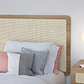 Set Respaldo 27966 1p + Velador 27932E Ratan Natural - Miniatura 2