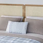 Set Respaldo 27967 2P + 2 Veladores 27932E + 1 Comoda 27934E Ratan Natural - Miniatura 1