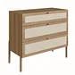 Set Respaldo 27967 2P + 2 Veladores 27932E + 1 Comoda 27934E Ratan Natural - Miniatura 6