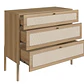 Set Respaldo 27967 2P + 2 Veladores 27932E + 1 Comoda 27934E Ratan Natural - Miniatura 7