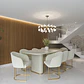 Comedor Lintz 2.2 Off White + 8 Sillas Beverly Champan - Miniatura 1