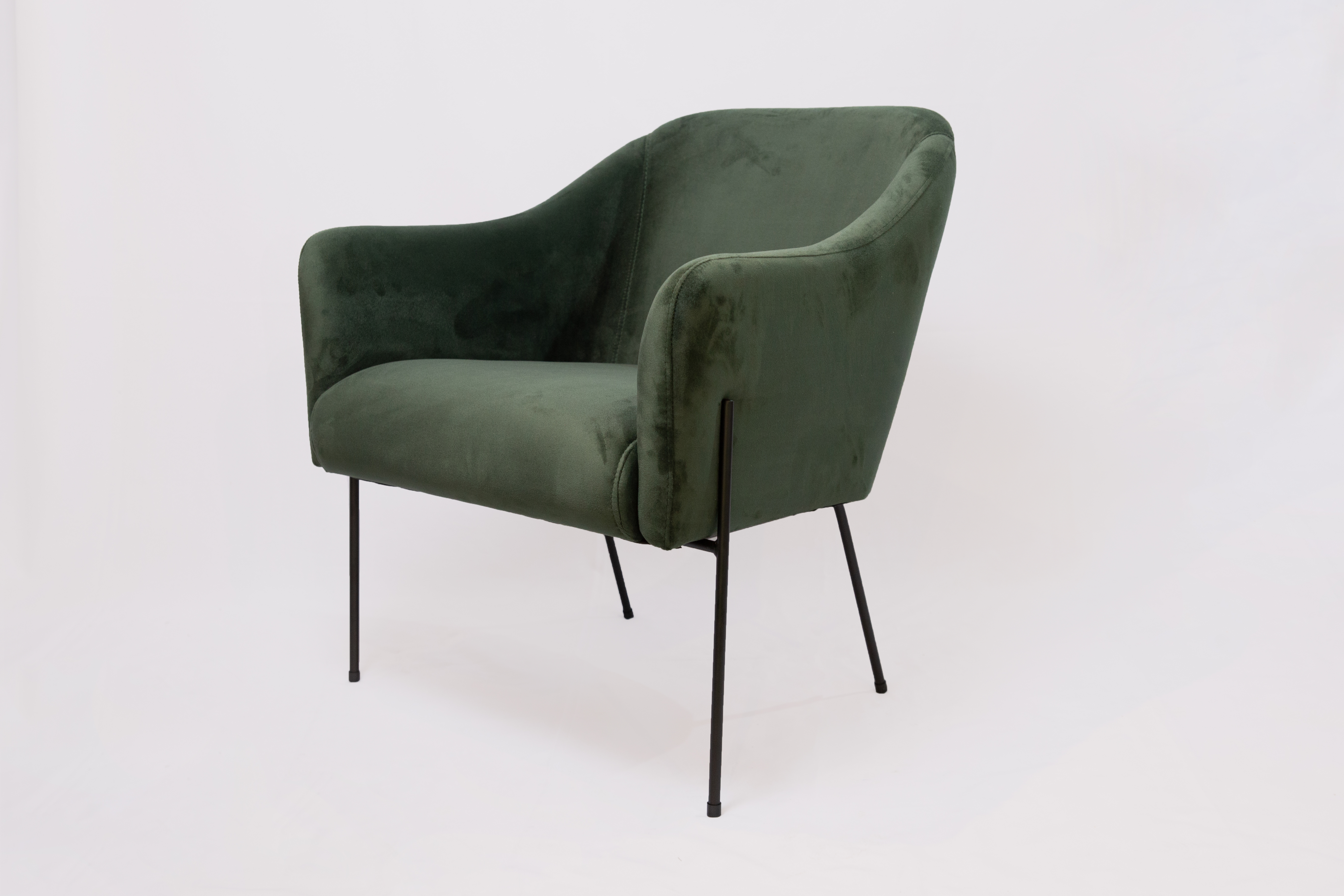 Sillon Hebe Veludo Verde 1