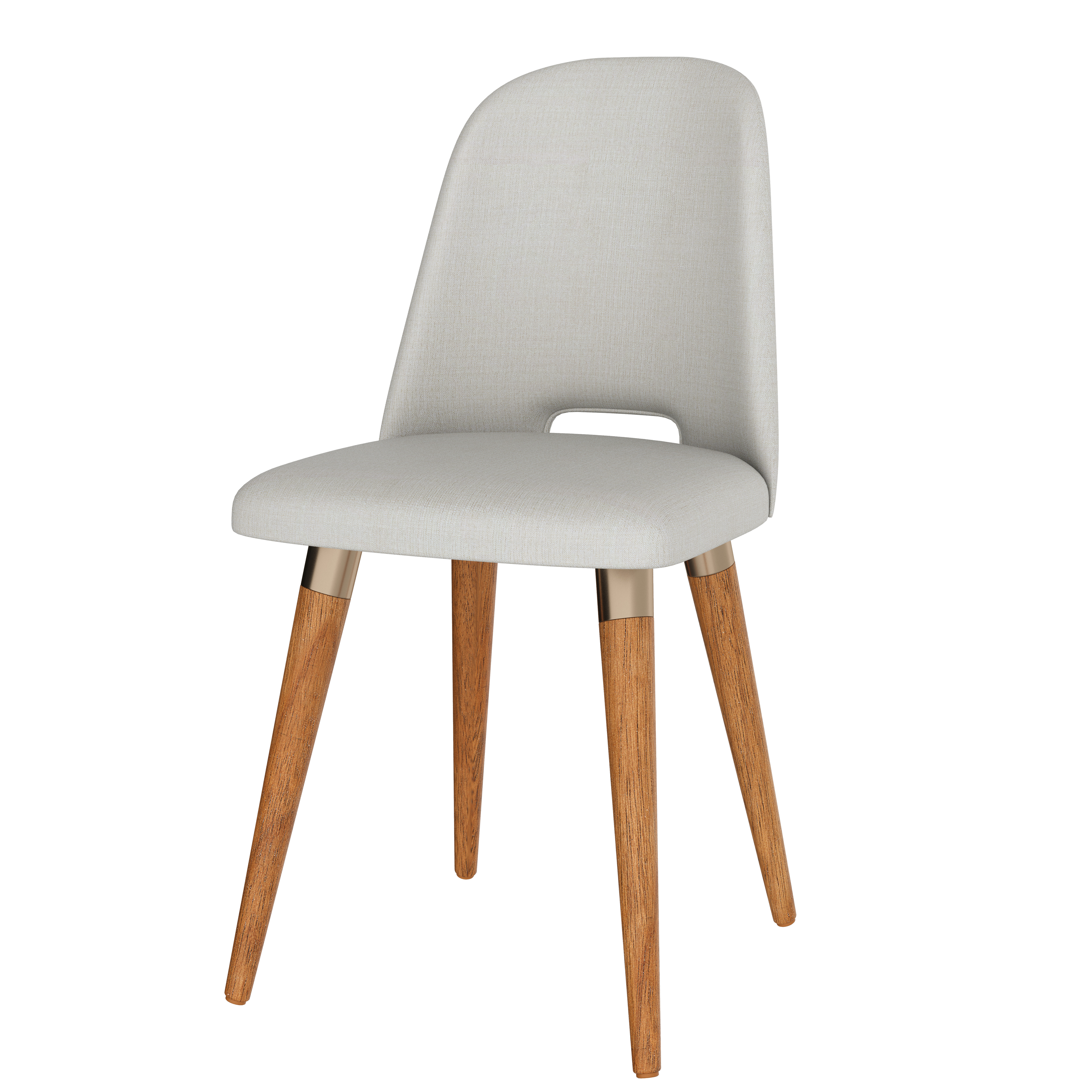 Comedor Addar 1.35 + 4 Sillas Selina Gold Giratoria 5