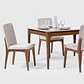 Comedor Addar 1.35 + 4 Silla Olive Natural  - Miniatura 2