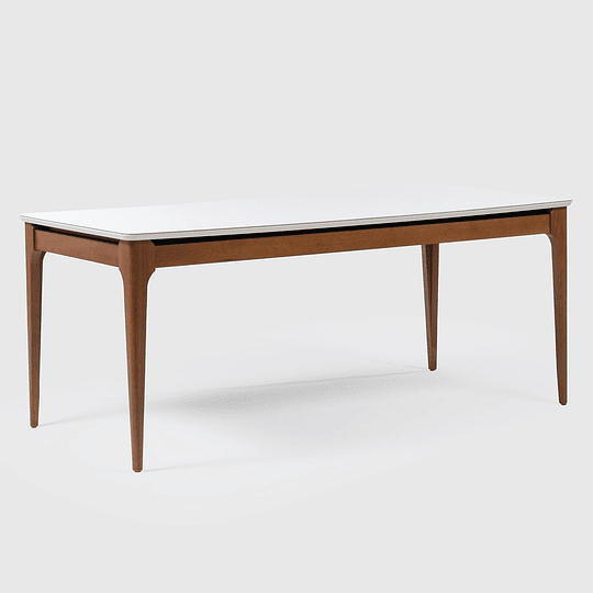 Comedor Addar 1.6 + 6 sillas Olive Natural