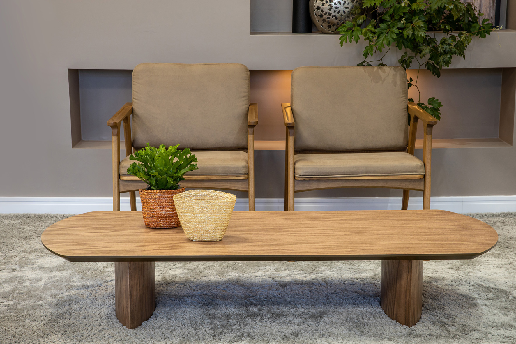 Mesa de Centro Iolanda Natural 100% Madera 2