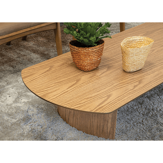 Mesa de Centro Iolanda Natural 100% Madera