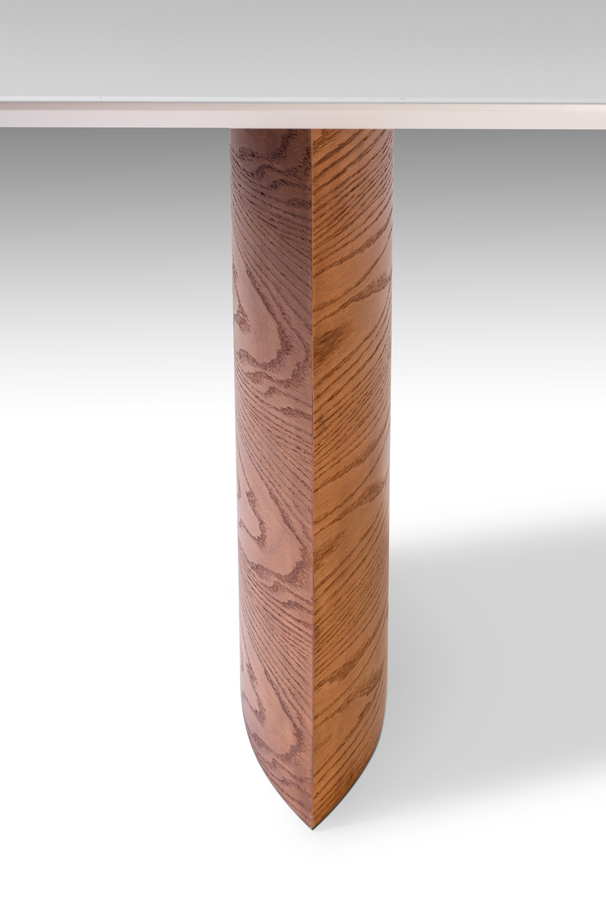 Mesa de Comedor Livia 2.2 (Base Iolanda) Off White Natural Base 100% Madera 3