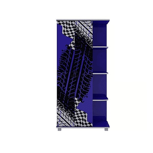 Closet Rally 2 Puertas + Repisa Azul 