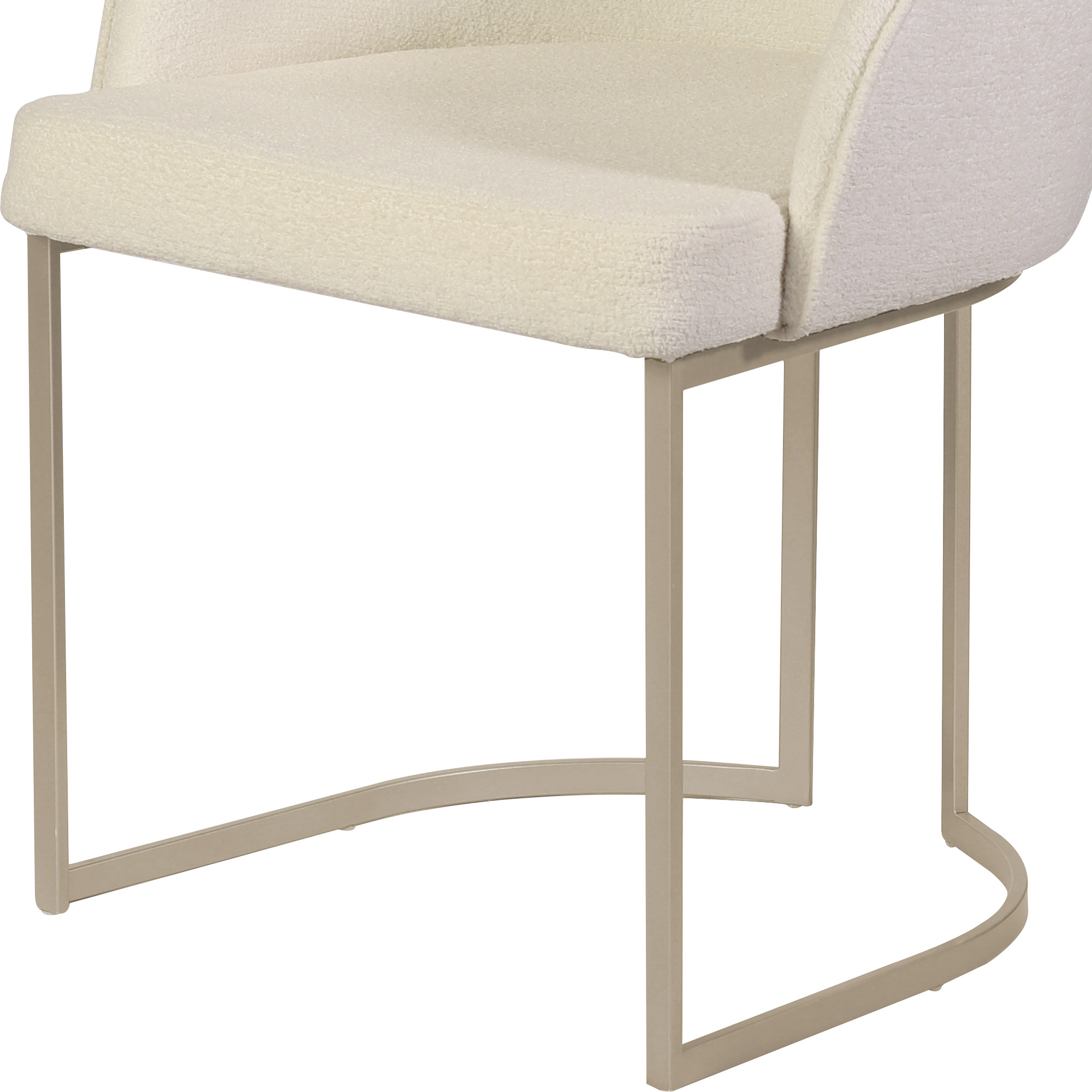 Silla Albany Champagne Boucle  liquidacion  3