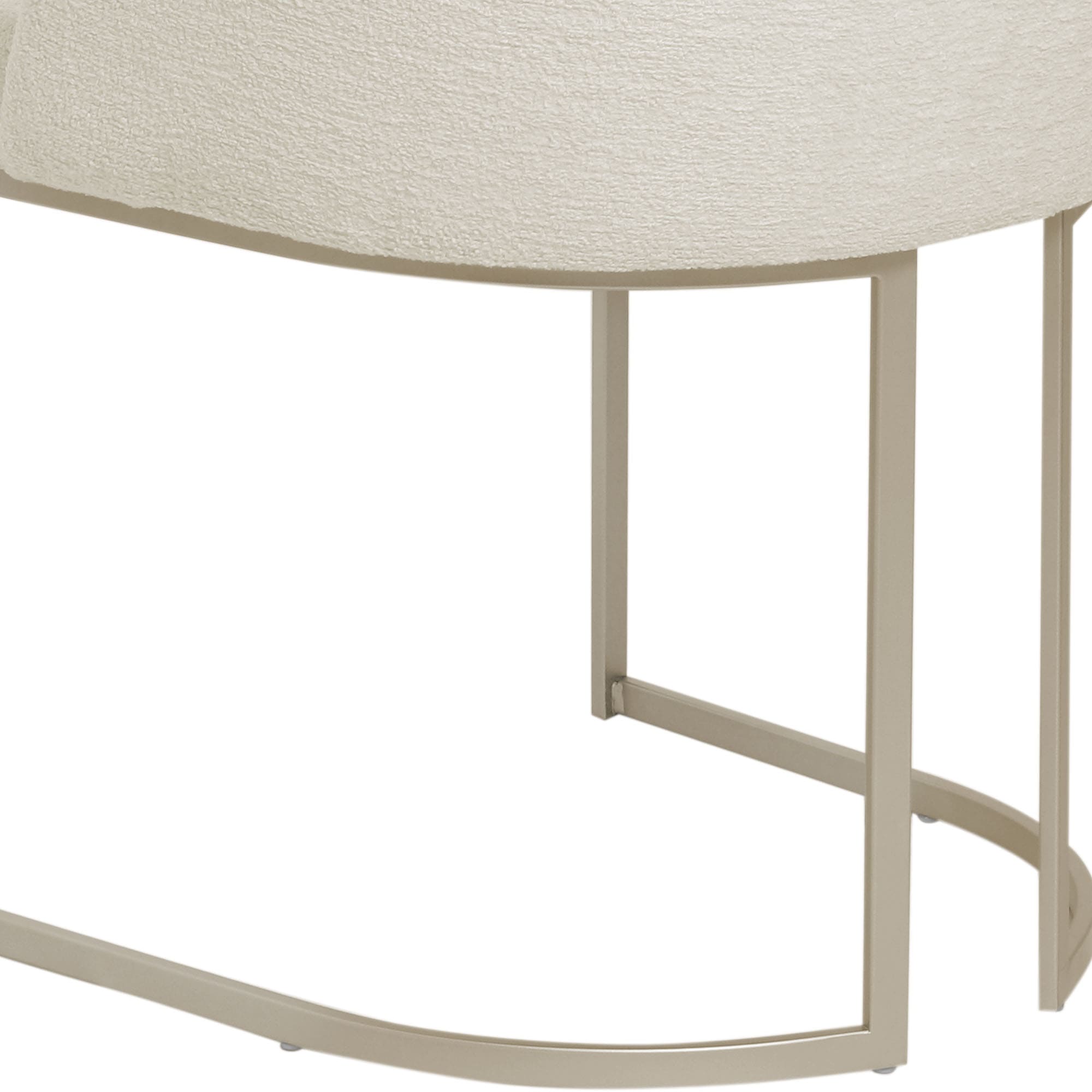 Silla Albany Champagne Boucle  liquidacion  4
