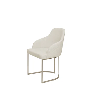 Silla Albany Champagne Boucle  liquidacion 
