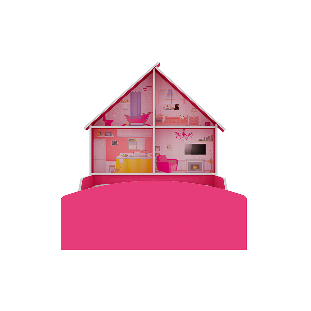 Cama Casinha Rosada 2