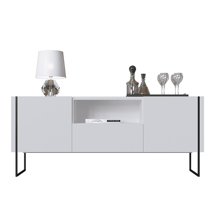 Buffet Vesta 1.8 Blanco Pata Negra 2