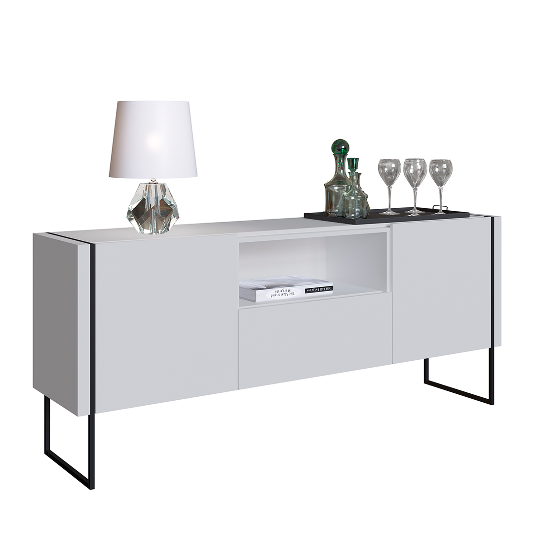 Buffet Vesta 1.8 Blanco Pata Negra 3