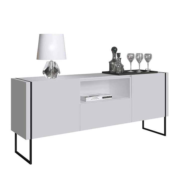 Buffet Vesta 1.8 Blanco Pata Negra 3