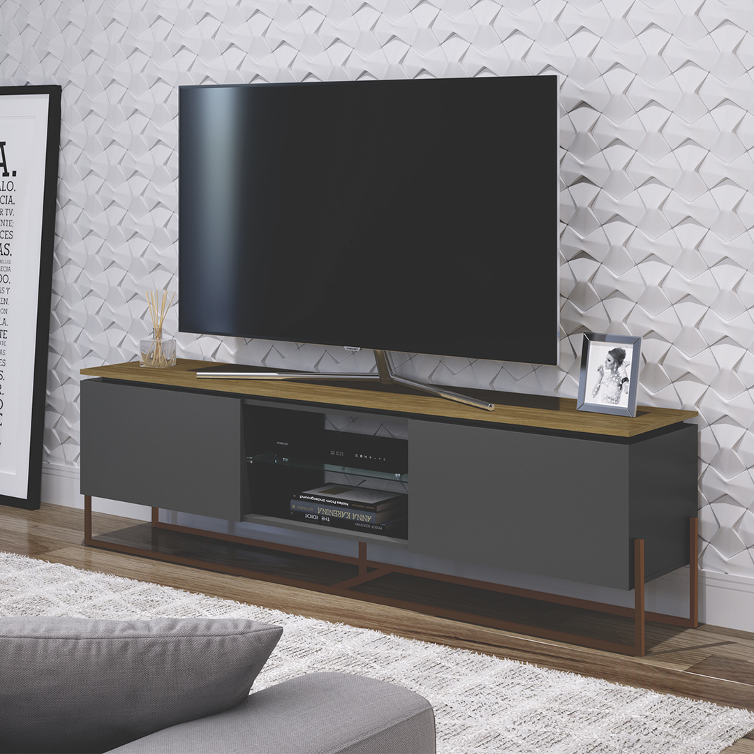 Rack Vesta Gris Pata Cobre 1.8 1