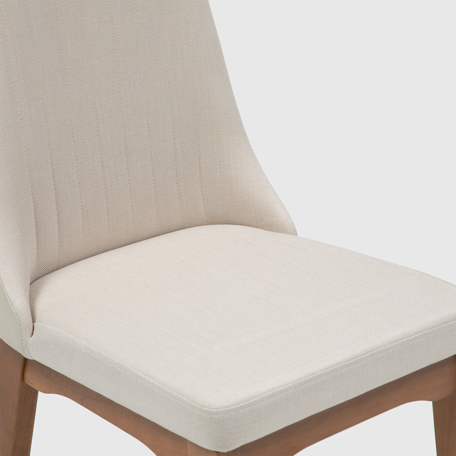 Comedor Laurent 1.8 Off White + 6 Sillas Elsie Beige 10