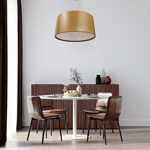 Lampara colgante navi diam.53cm castaño 2634CT