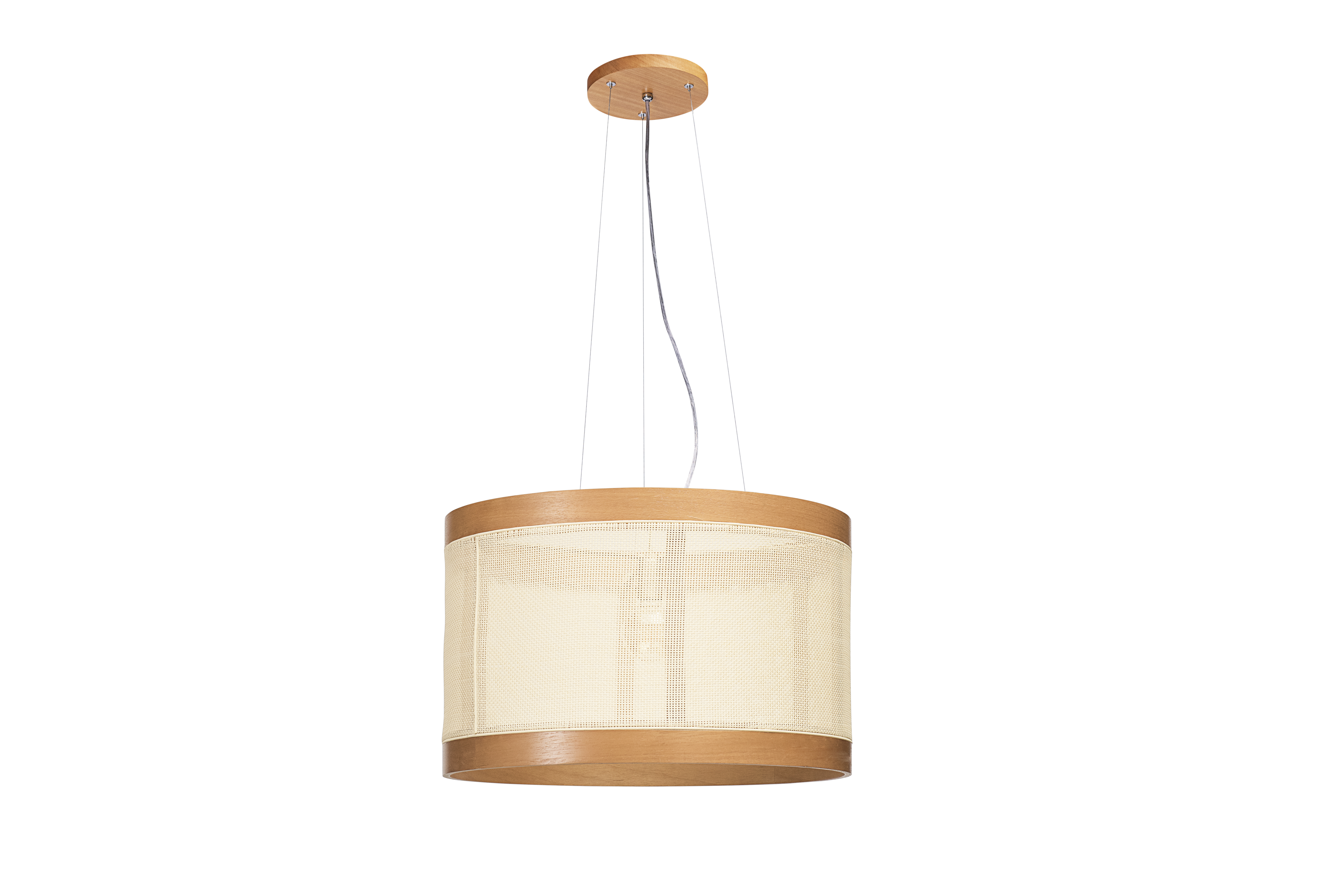 Lampara colgante nuts diam.53cm castaño 2939CT 1