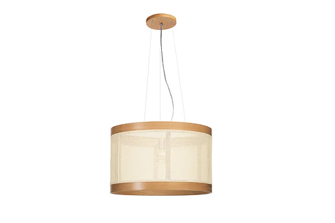 Lampara colgante nuts diam.53cm castaño 2939CT