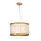 Lampara colgante nuts diam.53cm castaño 2939CT - Miniatura 1