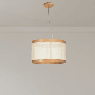 Lampara colgante nuts diam.53cm castaño 2939CT