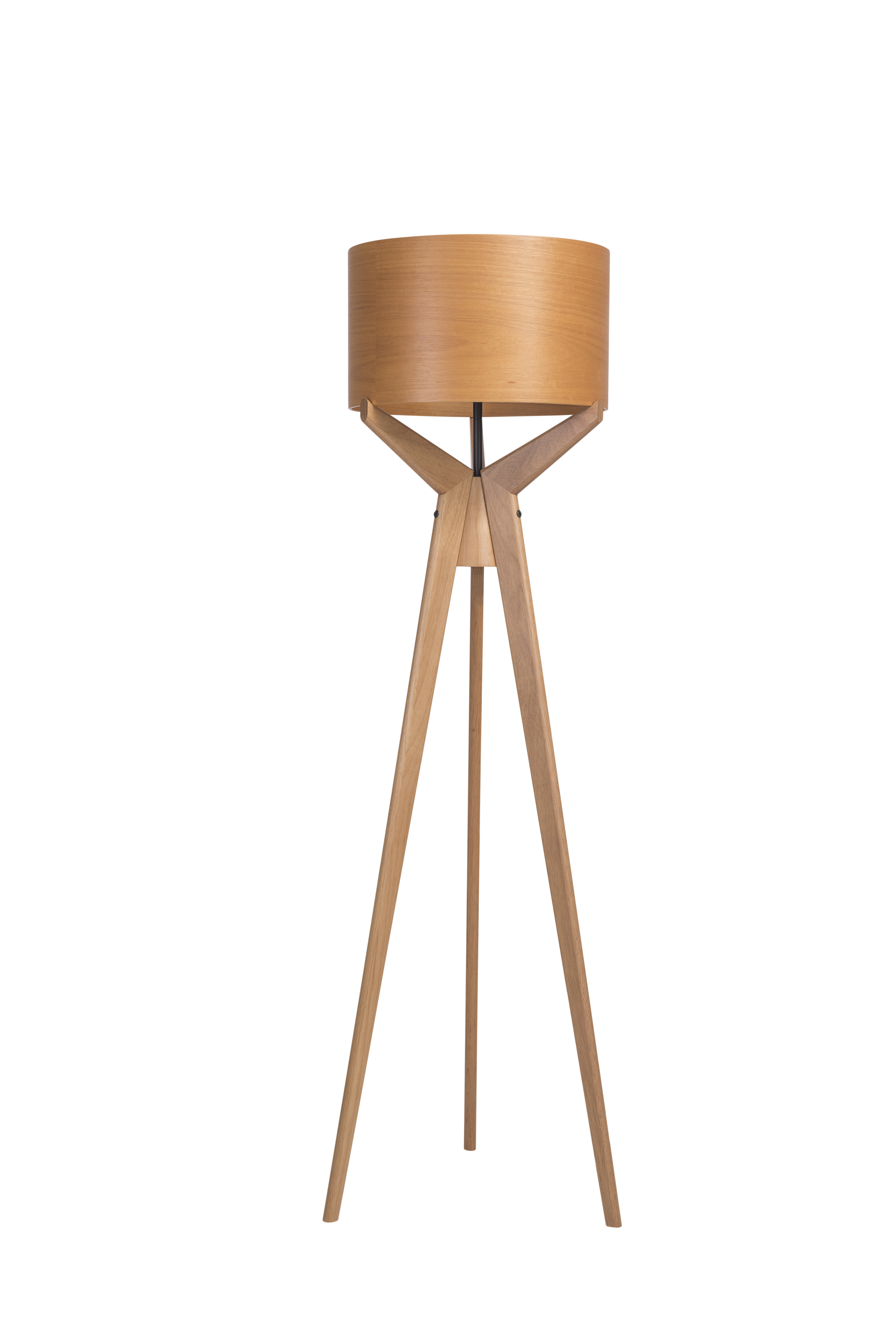 Lampara de pie Navi cúpula madera 3215CT 1