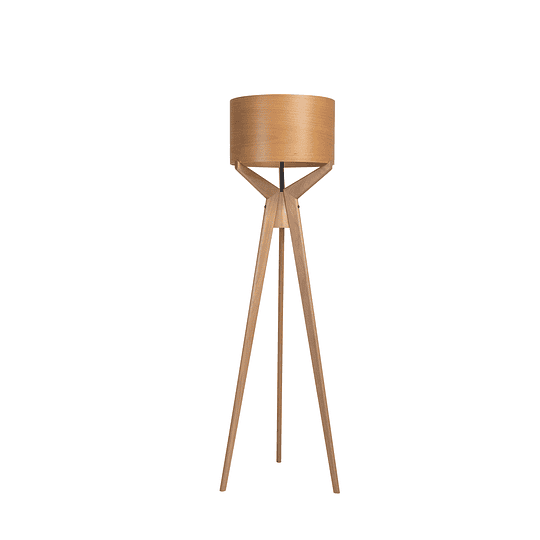 Lampara de pie Navi cúpula madera 3215CT