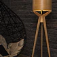 Lampara de pie Navi cúpula madera 3215CT - Miniatura 2