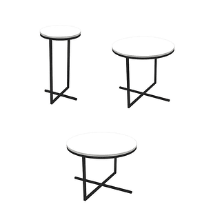 Mesas de Centro Volpi Black