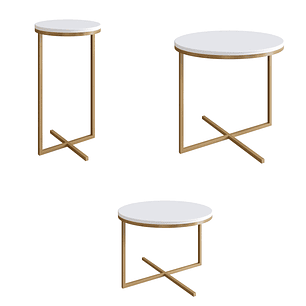 Mesas de Centro Volpi Gold