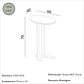 Mesa Lateral Tb604 Negro - Miniatura 4