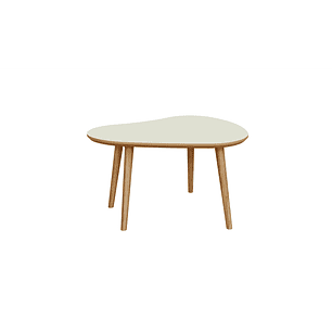 Set Mesas de Centro Orgánica Tb615 TB616 Off White