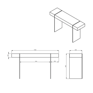 Aparador Ravi 1.5 100% Madera Demolición