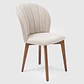 Comedor Addar 1.8 Ow + 6 Sillas Alba Natural Soft Palha - Miniatura 2