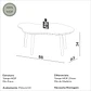 Set Mesas de Centro Orgánica Tb615 TB616 Off White - Miniatura 6