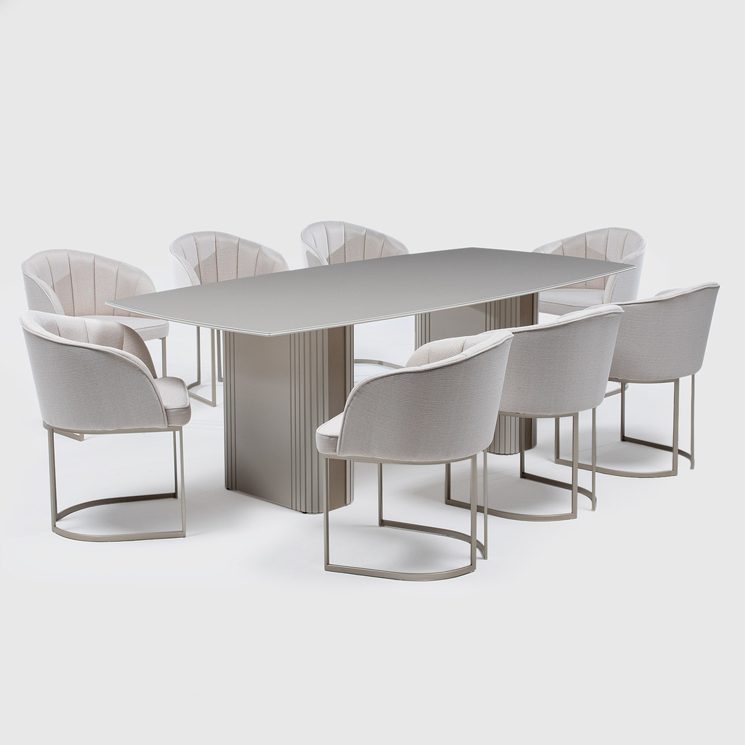 Comedor Liege 2.2 + 8 Sillas Beverly Champagne - Image 5