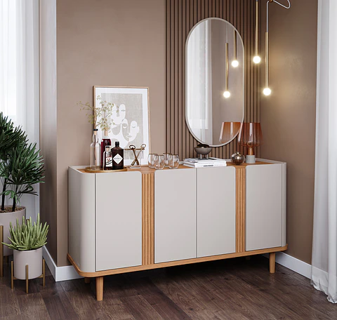 Buffet Eva Off White Natural