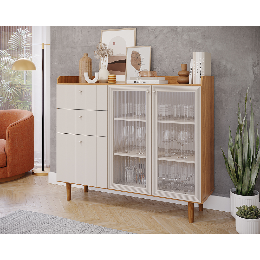 Buffet Lena off white natural - Image 1