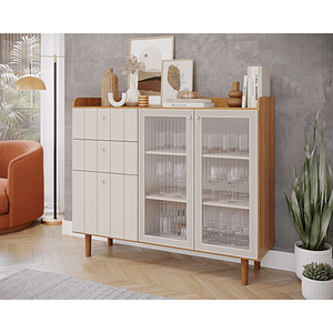 Buffet Lena off white natural