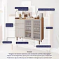 Buffet Lena Off White Natural - Miniatura 4