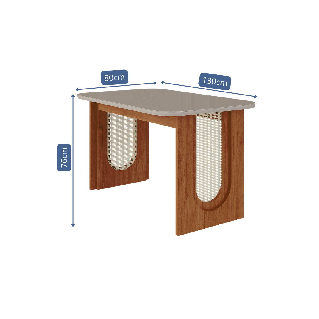 Comedor Valentina 1.3 + 4S Fernanda beige 6