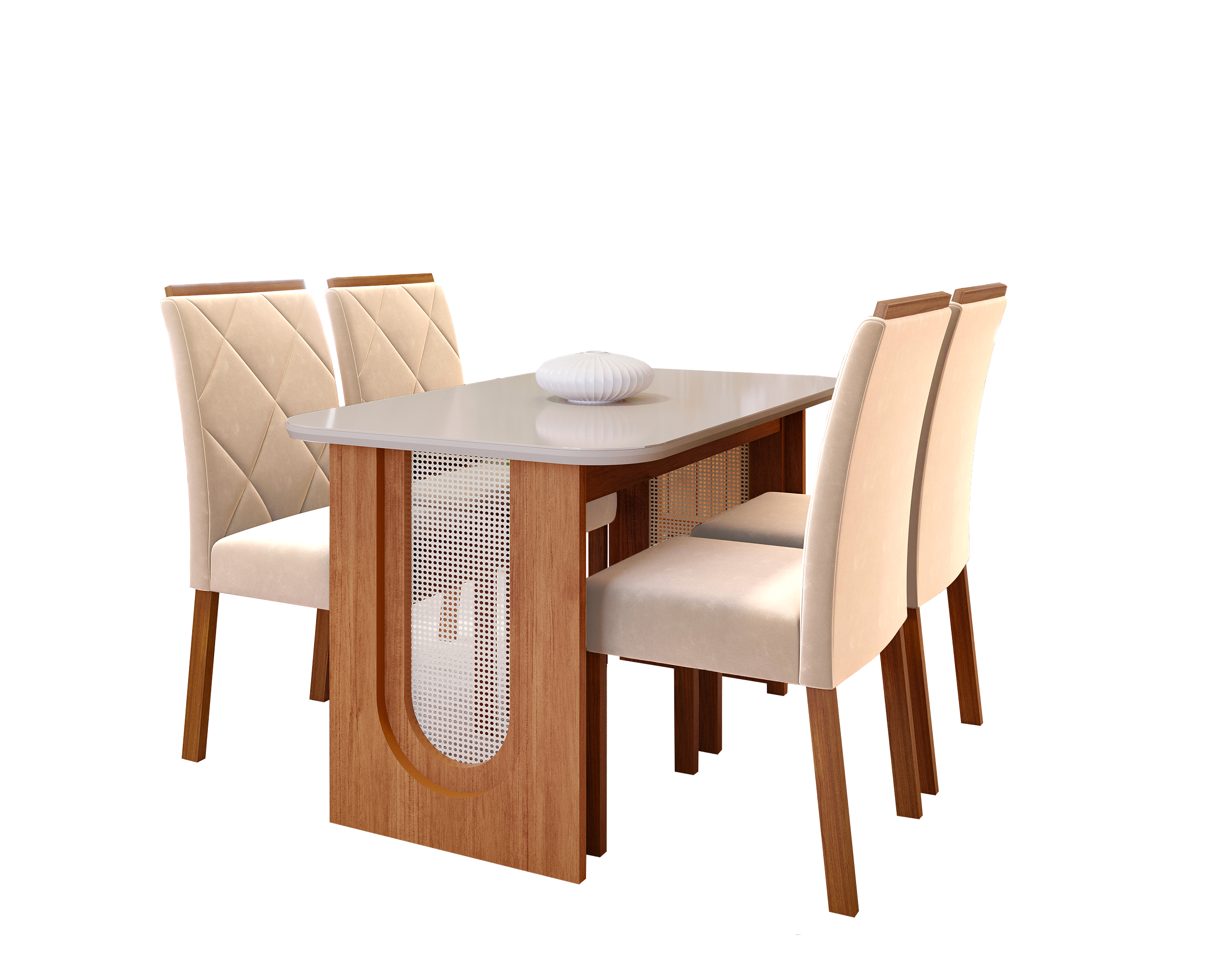 Comedor Valentina 1.3 + 4S fernanda nude 2