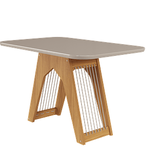 Comedor Carol 1.3 + 4S Juliana Grafito