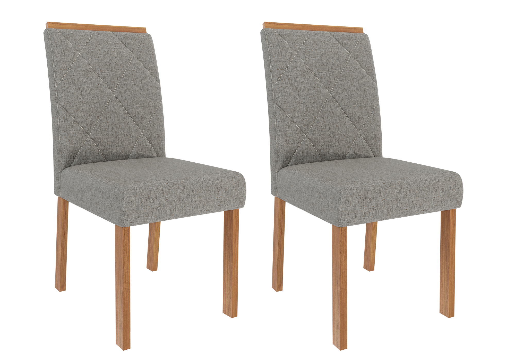 Comedor Agata 1.3 + 4S Fernanda Grafito 5