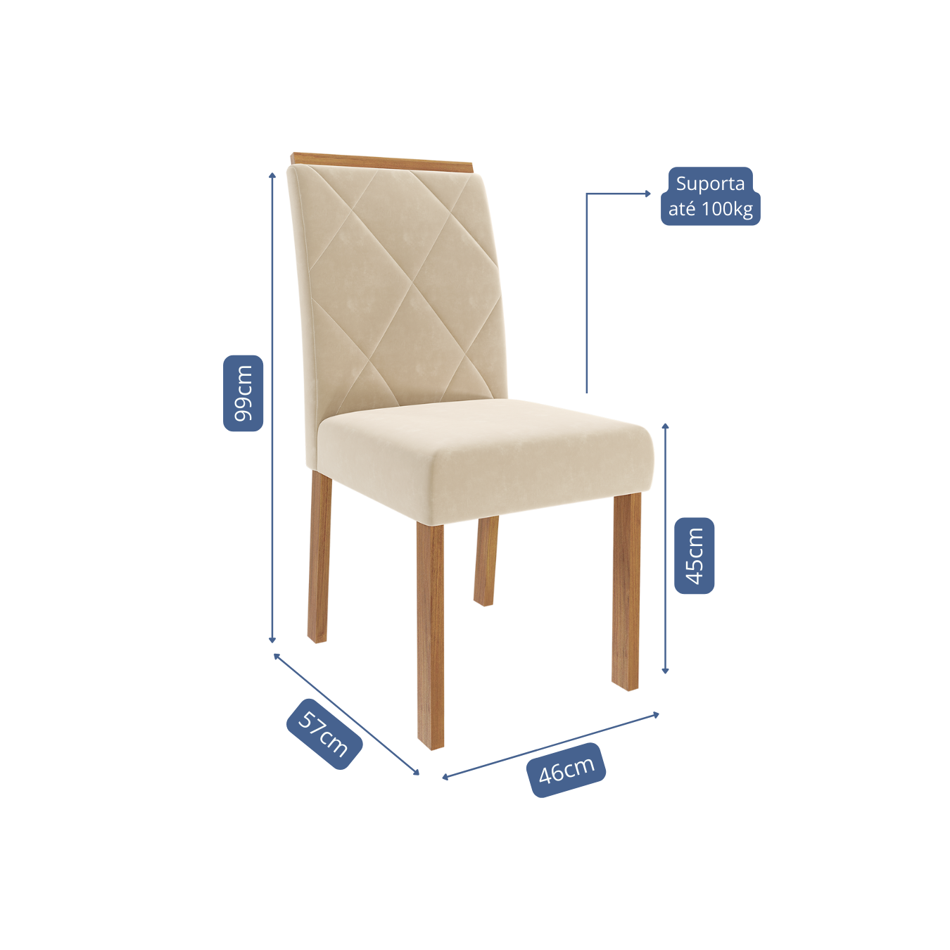 Co﻿medor Agata 1.3 + 4S Fernanda Nude 6