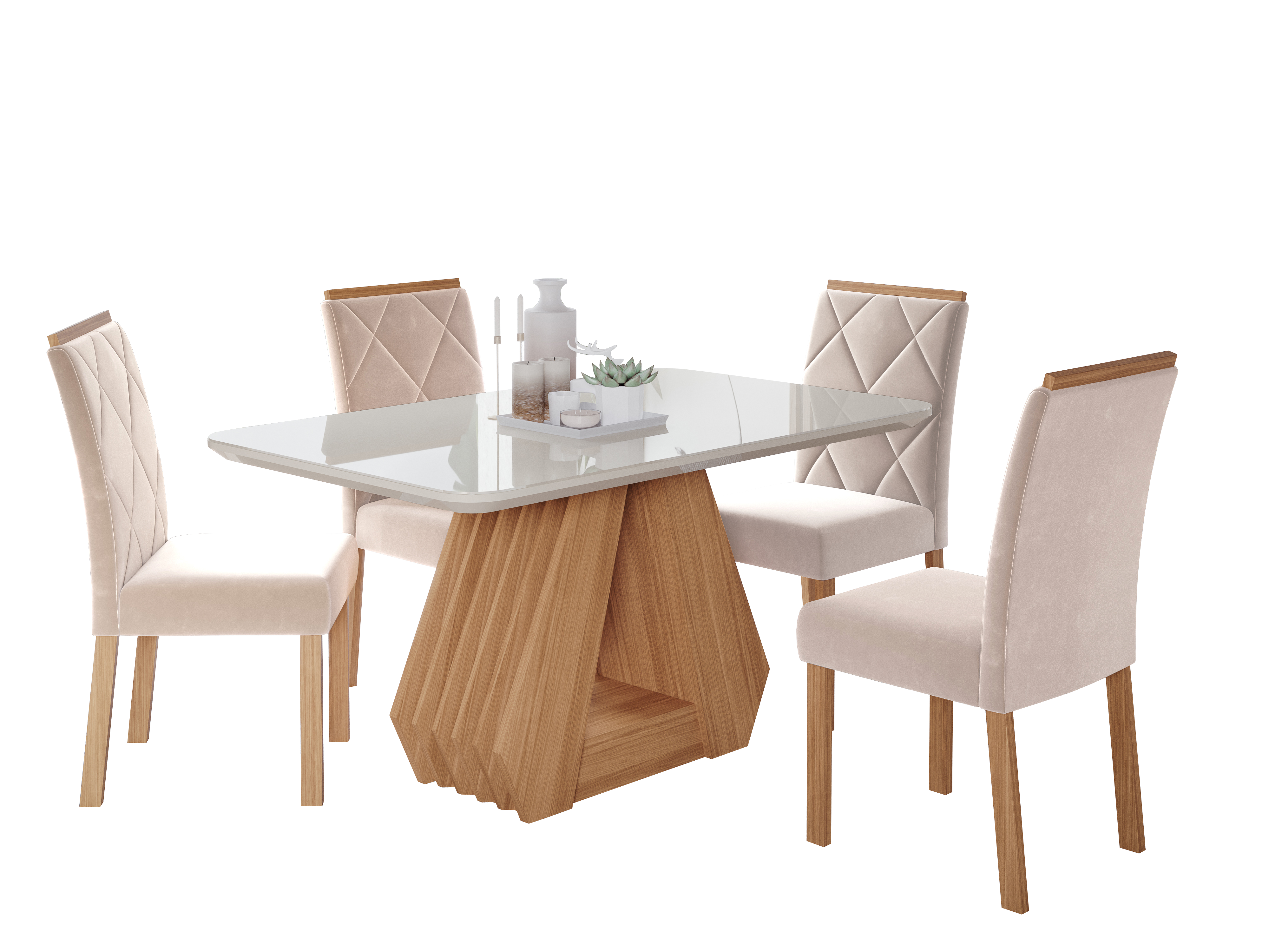 Co﻿medor Agata 1.3 + 4S Fernanda Nude 8